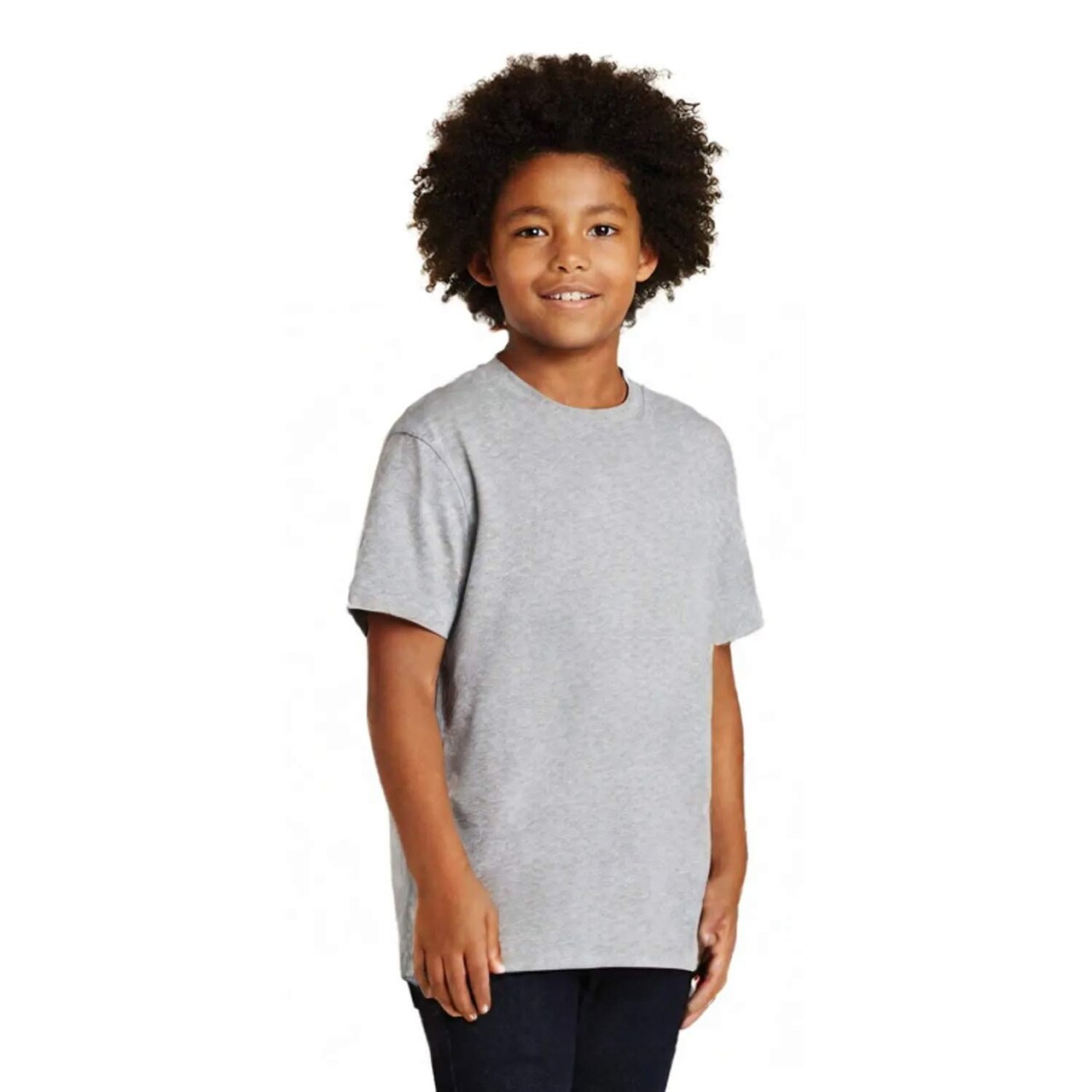 Gildan Youth Heavy Cotton Crewneck Short Sleeve T-Shirt for School Wear & Everyday Use Cotton Tee